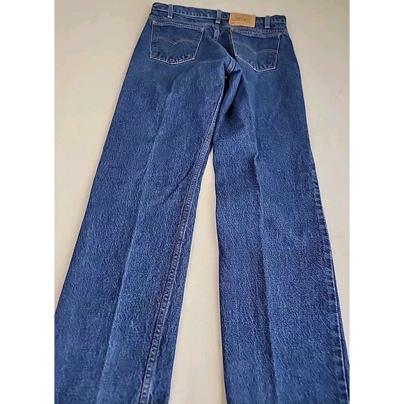 Vintage Levis 505 Jeans Mens 33x32 Straight High Rise Blue Cotton 90s - Picture 12 of 16